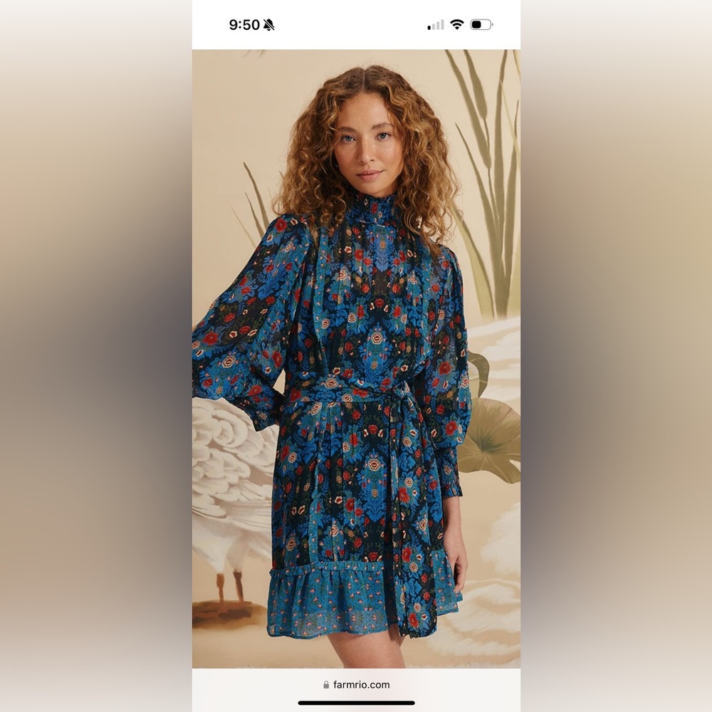 Blue dress from farm rio